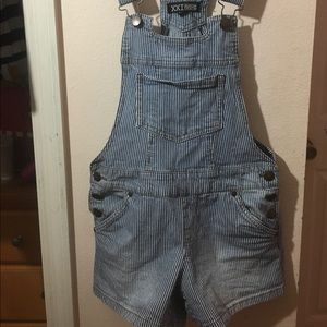 Forever 21 Premium Denim Overalls